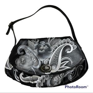 Beautiful leather handbag by Anuschka